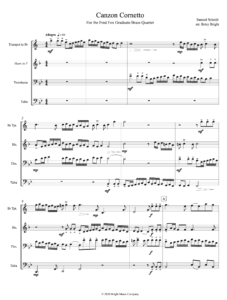 Sample of the score for this piece